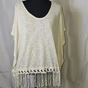 Penelope‎ Project cream bohemian style womens shirt